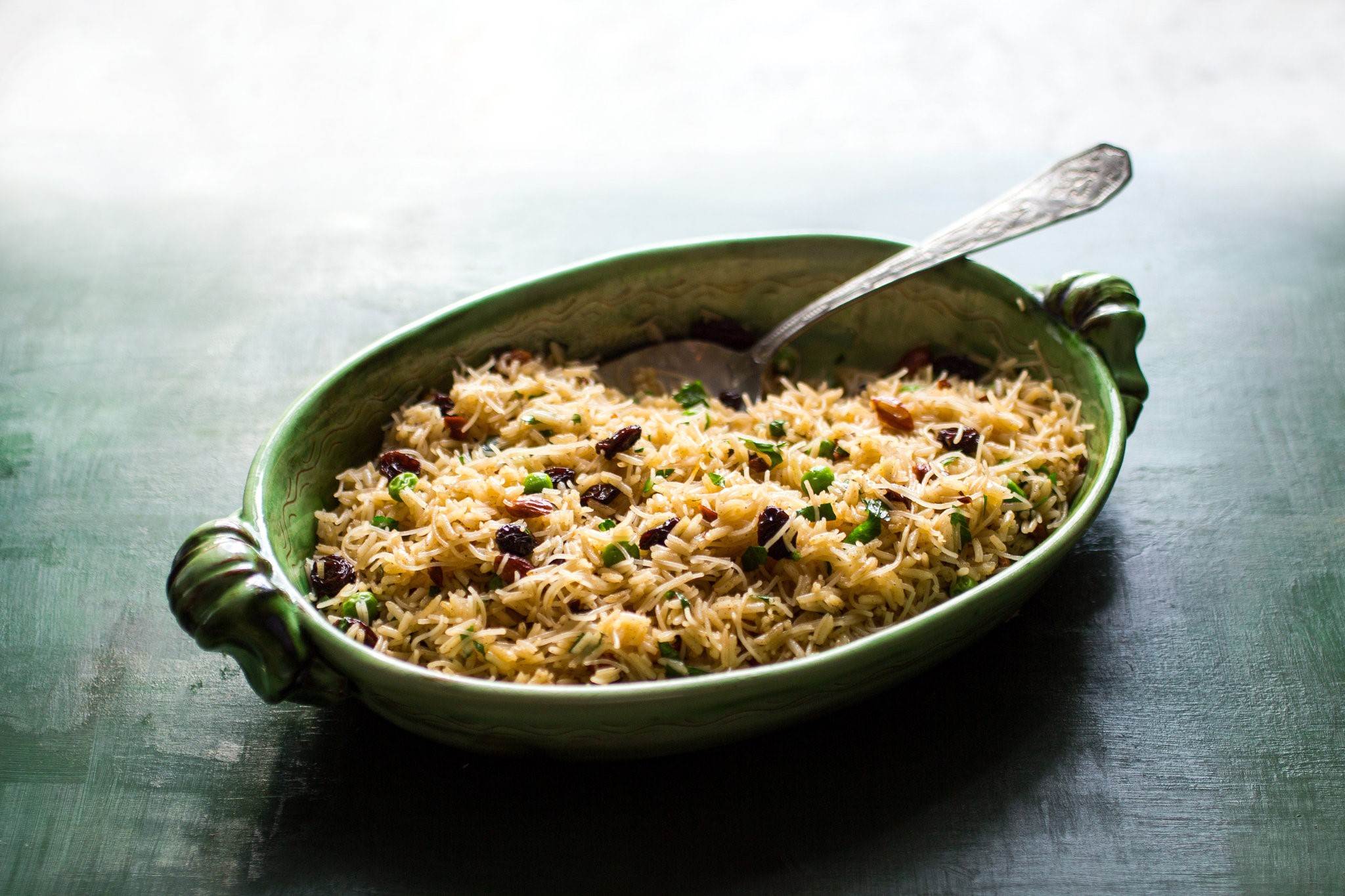 rice-pilaf-with-raisins-and-veggies-recipe