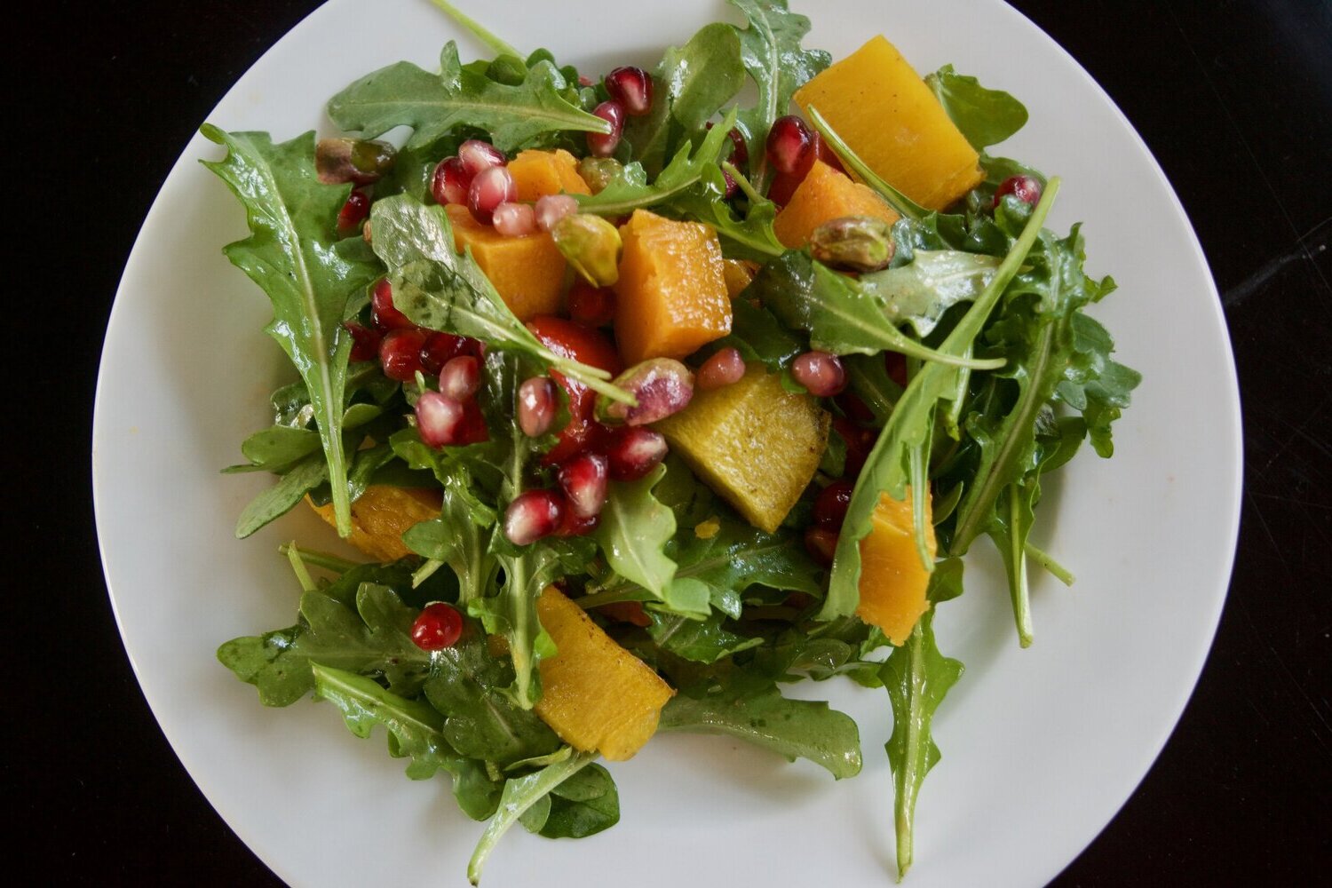 squash-pomegranate-salad-recipe