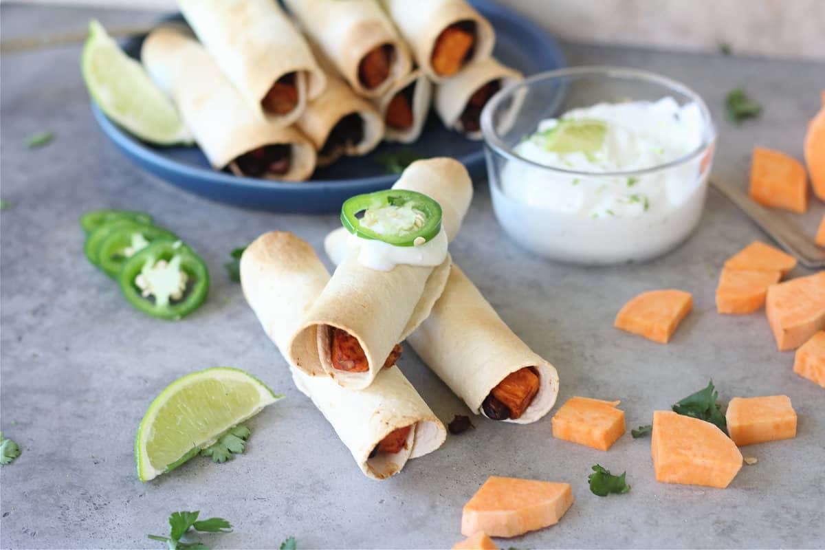 vegan-air-fryer-taquitos-recipe