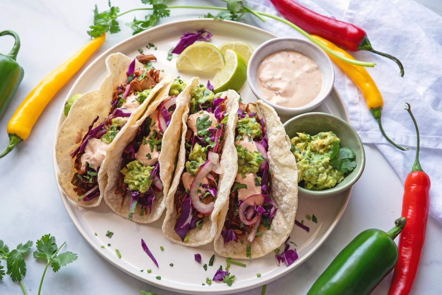 vegan-chili-lime-jackfruit-tacos-recipe