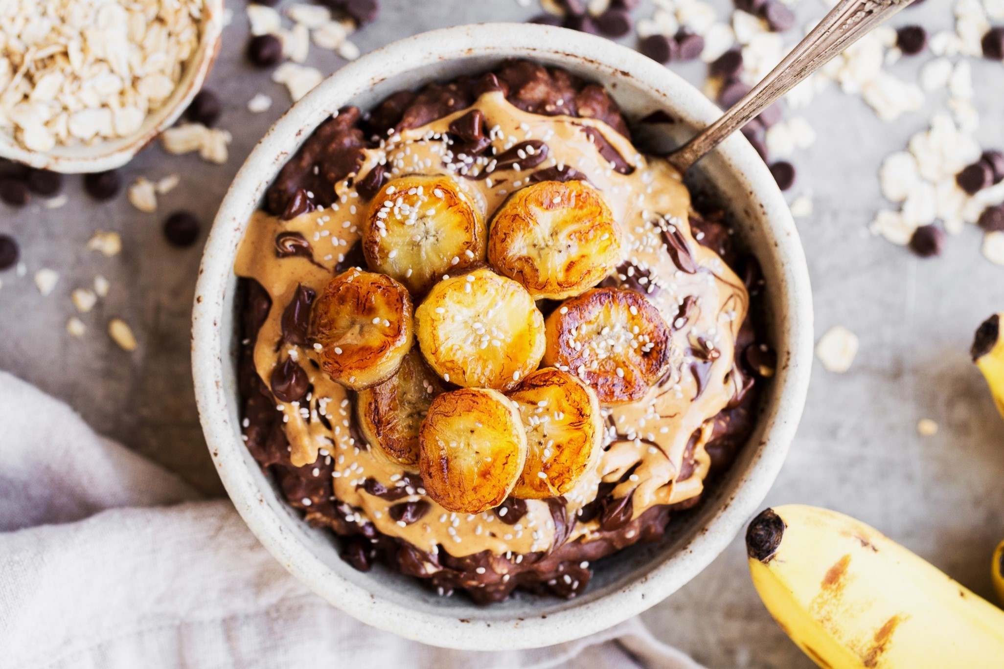 vegan-chocolate-banana-oatmeal-recipe