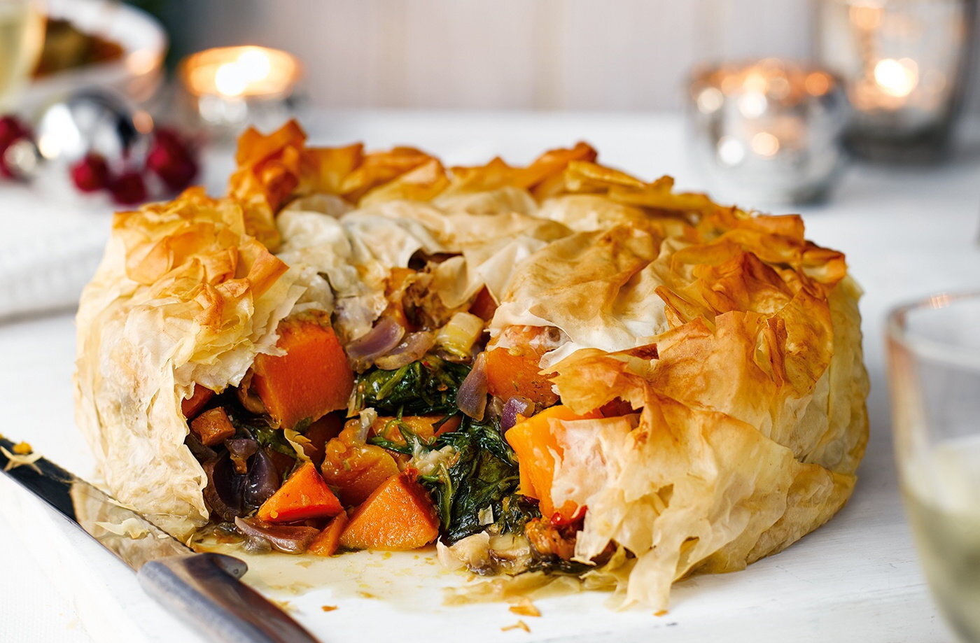 Vegetable Filo Pie Recipe Vegan Girls Guide