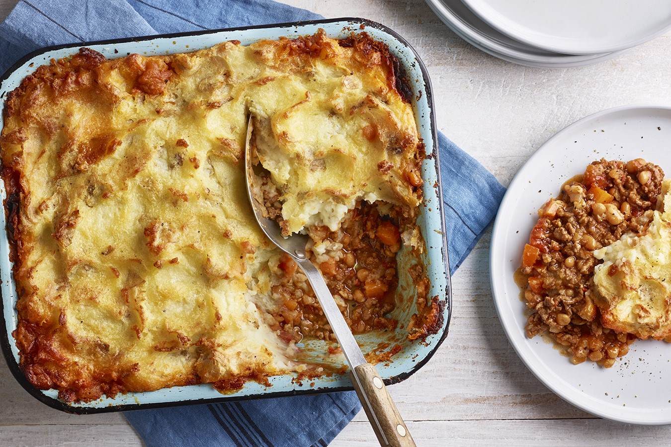 vegetable-shepherds-pie-with-baked-beans-recipe