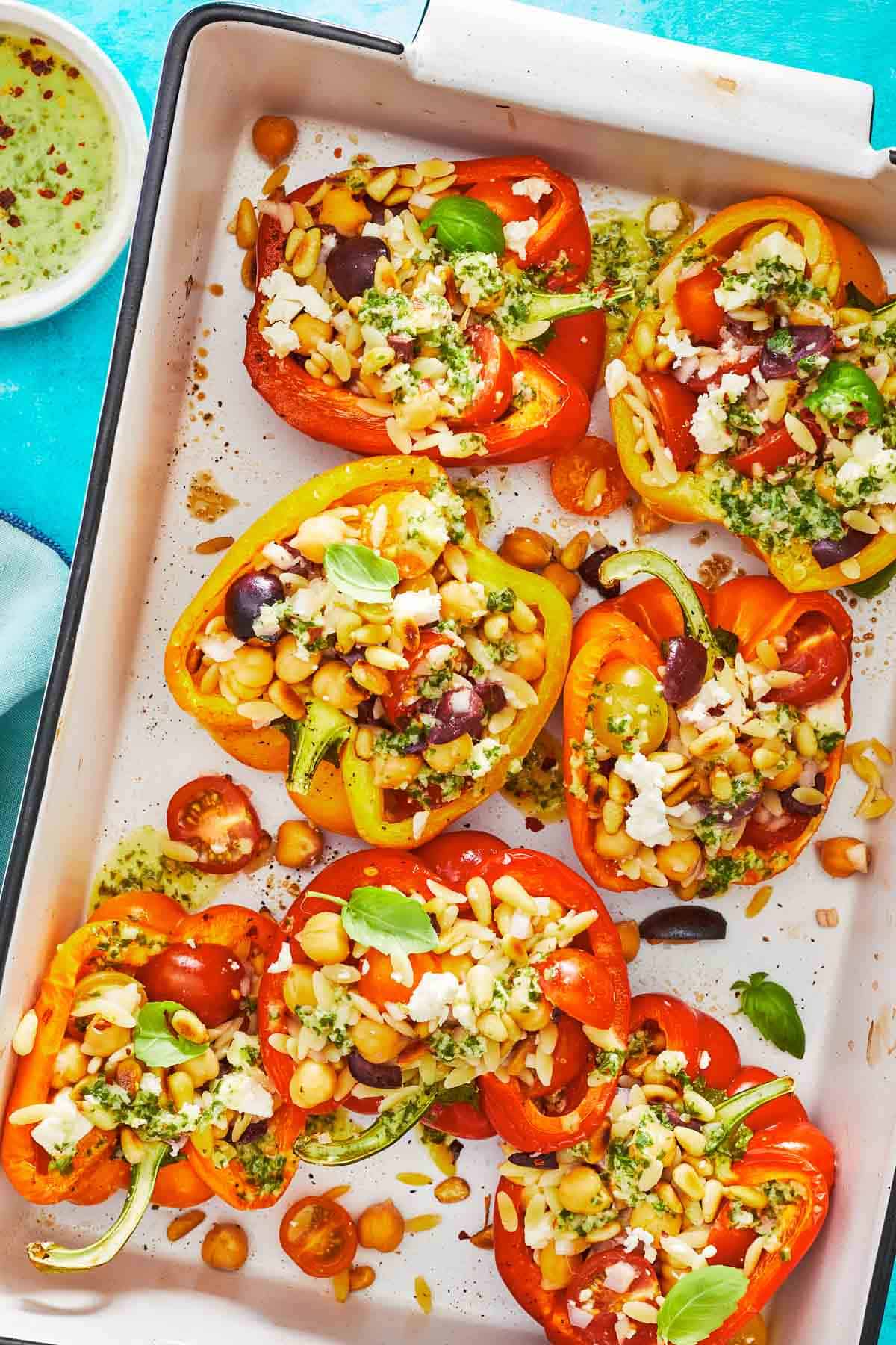 chickpea-spinach-stuffed-peppers-recipe