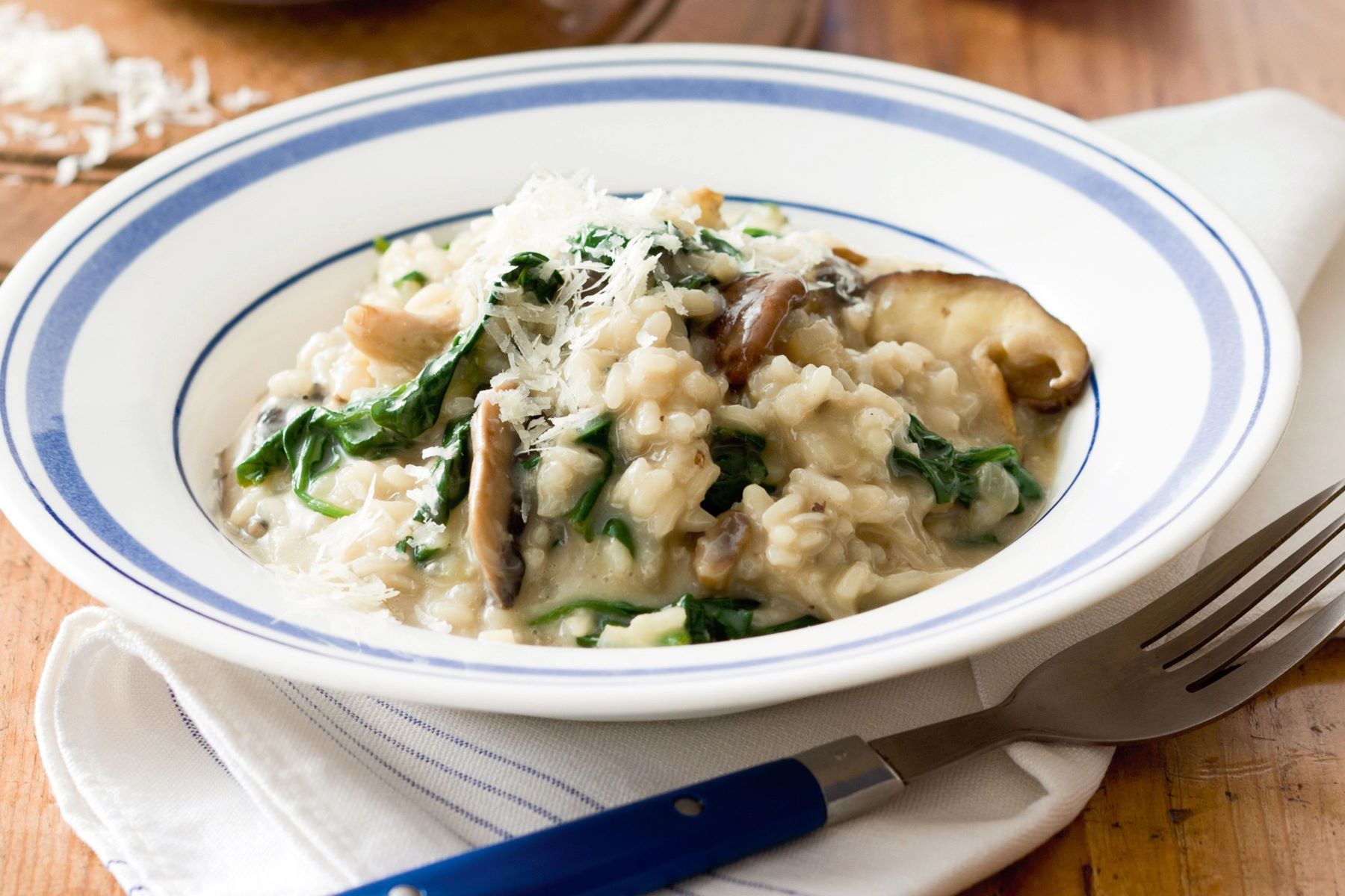 mushroom-spinach-risotto-recipe