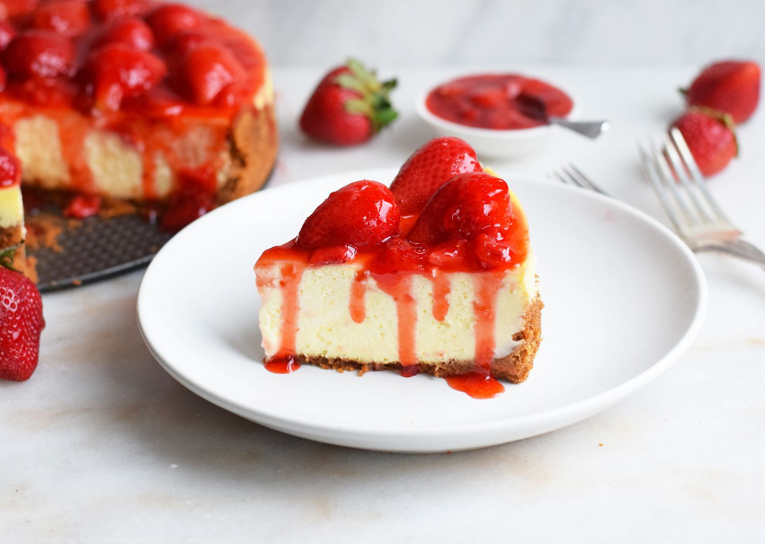 Strawberry Cheesecake Recipe | Vegan Girls Guide