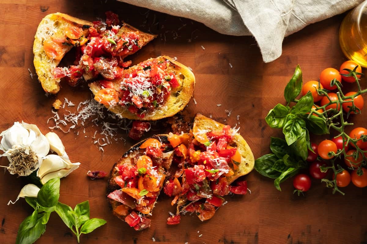 bruschetta-with-heirloom-tomatoes-recipe