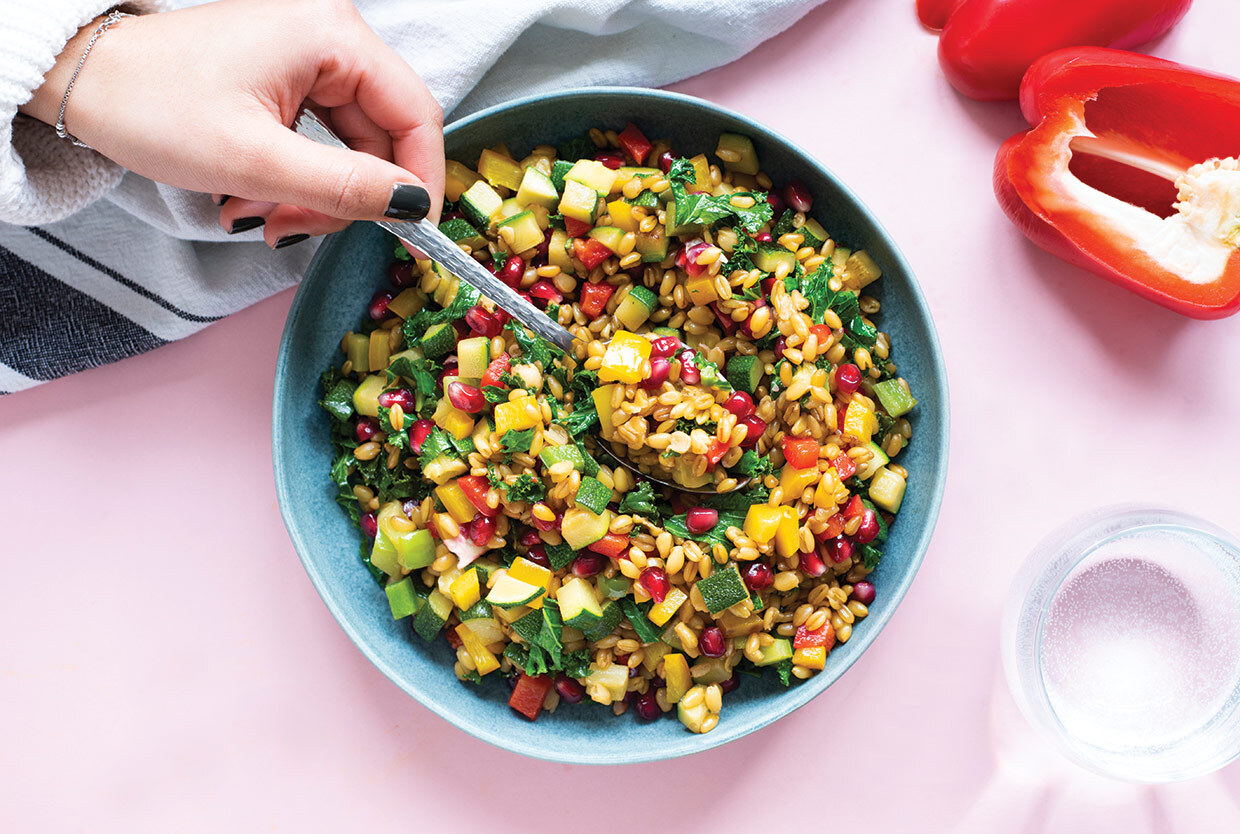 freekeh-pomegranate-salad-recipe