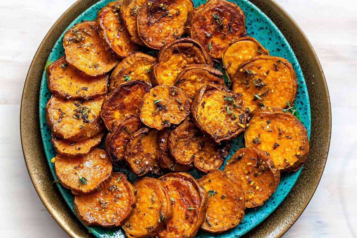 garlic-herb-grilled-sweet-potatoes-recipe