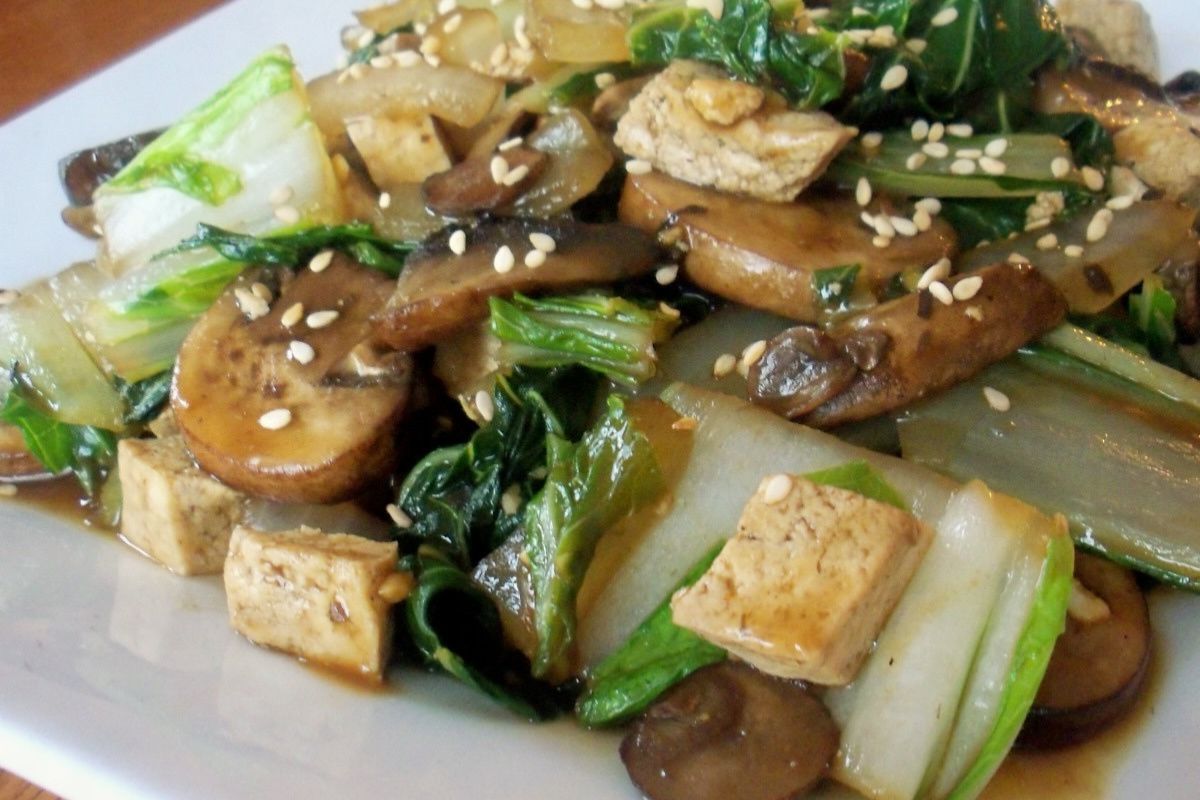 mushroom-bok-choy-stir-fry-recipe