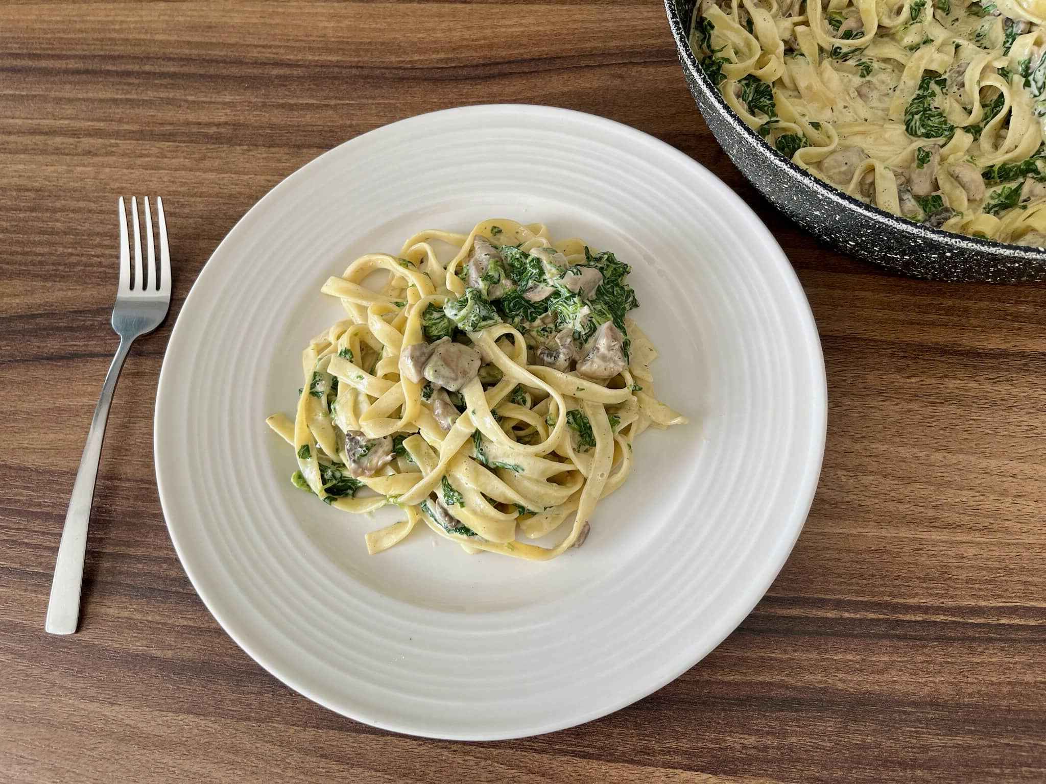 mushroom-spinach-alfredo-recipe