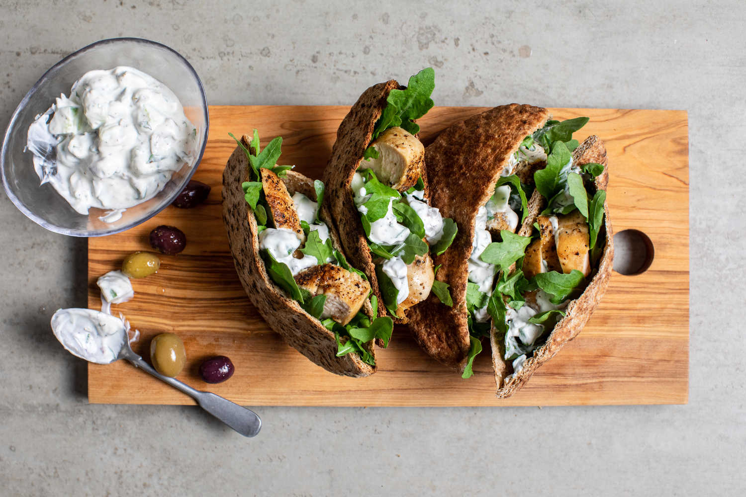 marinated-chicken-pita-sandwich-recipe