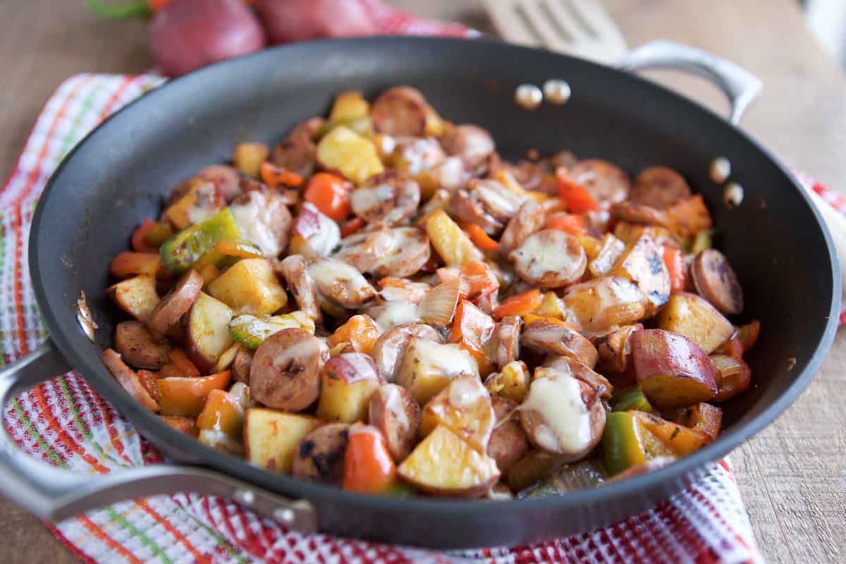 smoked-sausage-skillet-recipe